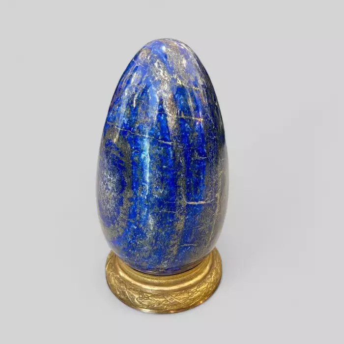 Egg-Shaped Lapis Lazuli from Afghanistan