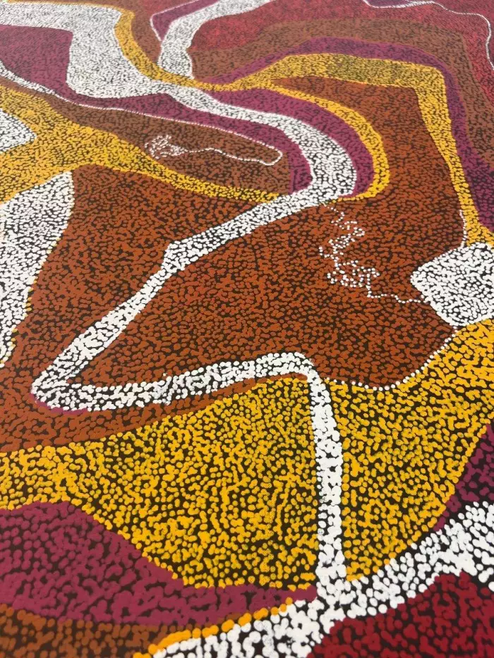 Aboriginal Painting By Jorna Newberry, Australia