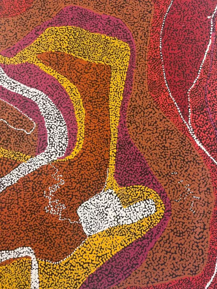 Aboriginal Painting By Jorna Newberry, Australia