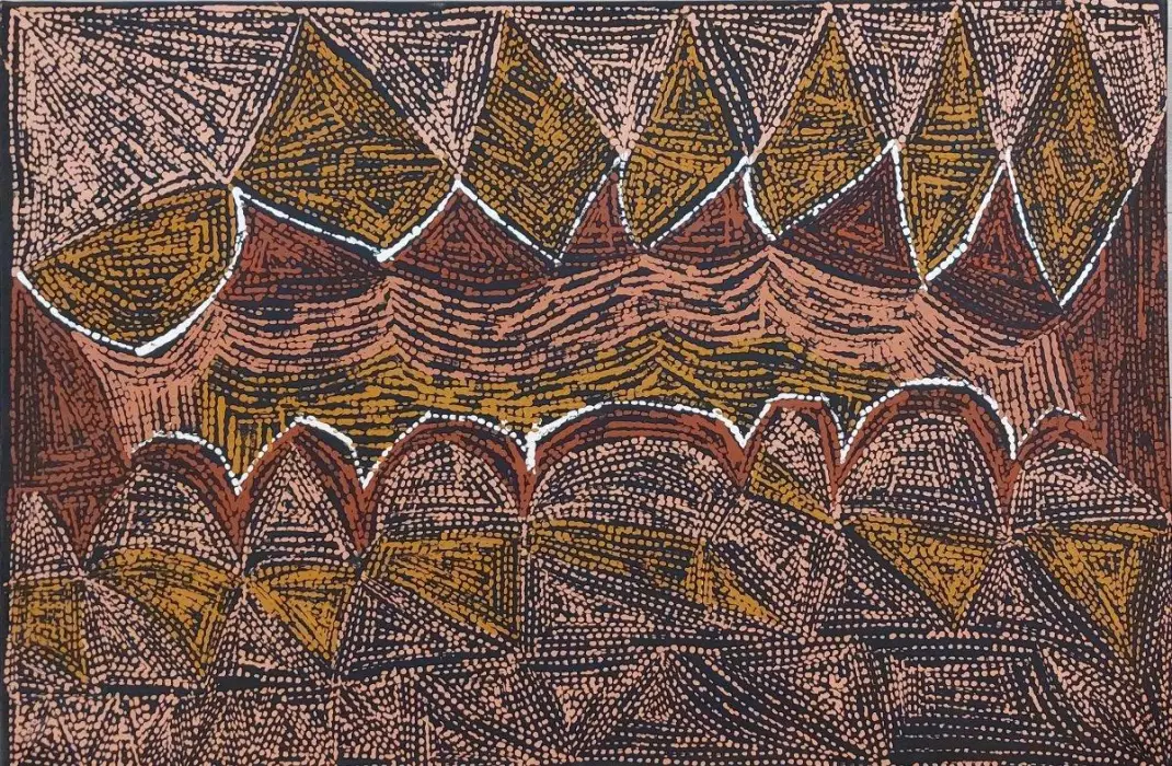 Aboriginal Painting by Cornelia Tipuamanturriri, Tiwi Island
