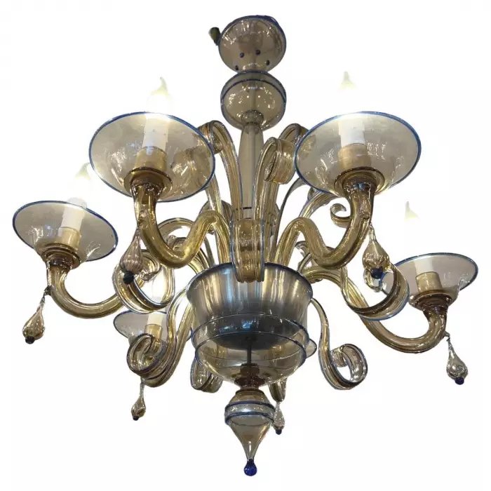 Murano Chandelier by Paolo Venini, 1950