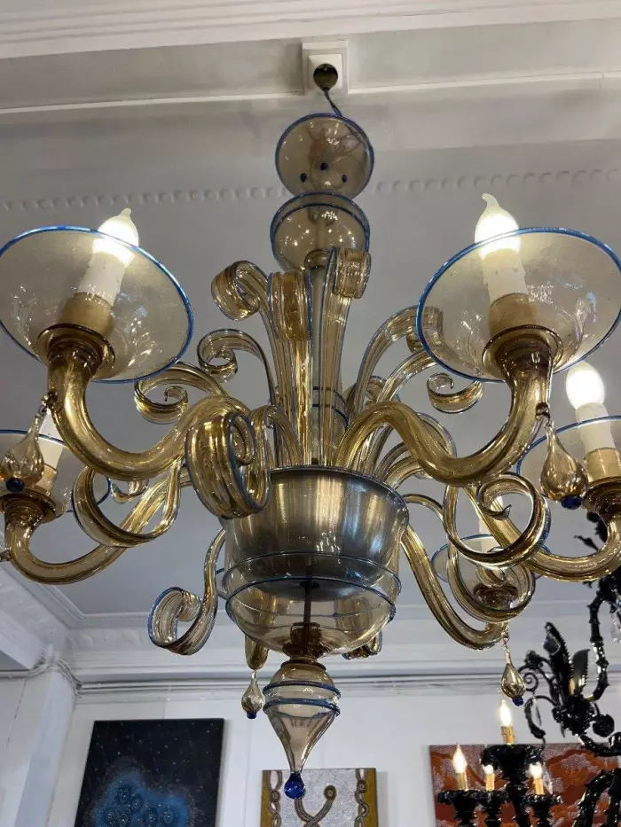 Murano Chandelier by Paolo Venini, 1950