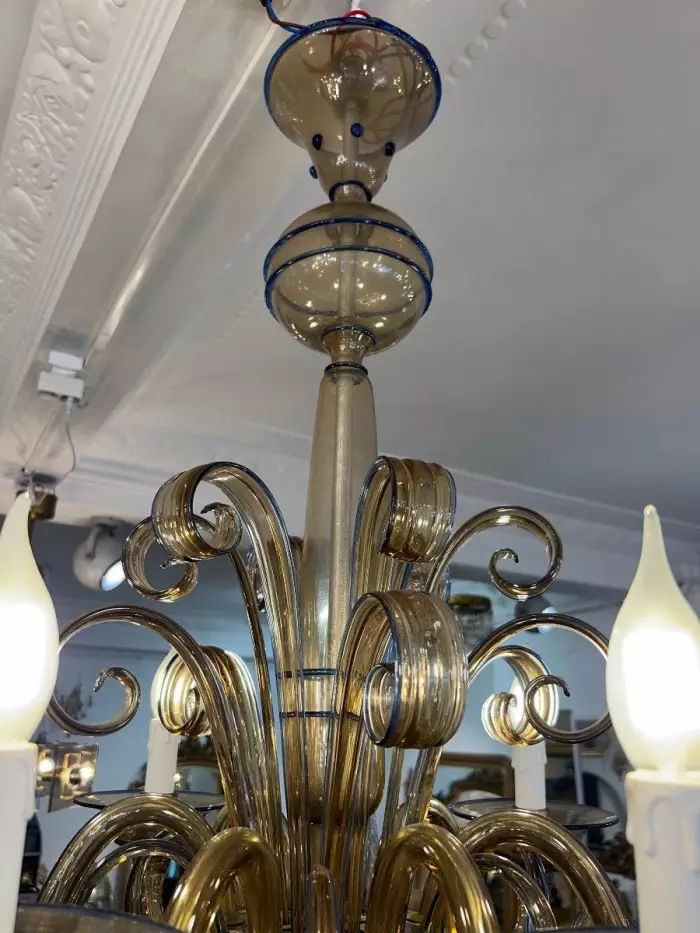 Murano Chandelier by Paolo Venini, 1950