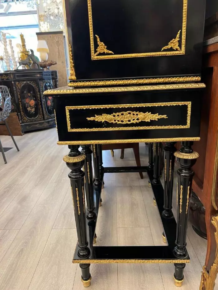 Napoleon III Cabinet in Boulle Marquetry, mid-20th Century.