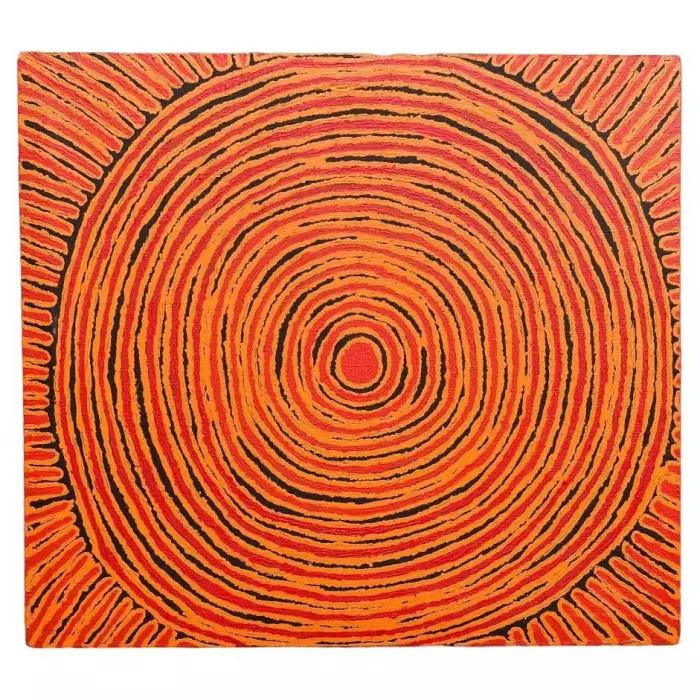 Aboriginal Painting `Ngutjul` by Pantjiya Nungurrayi (1936-)