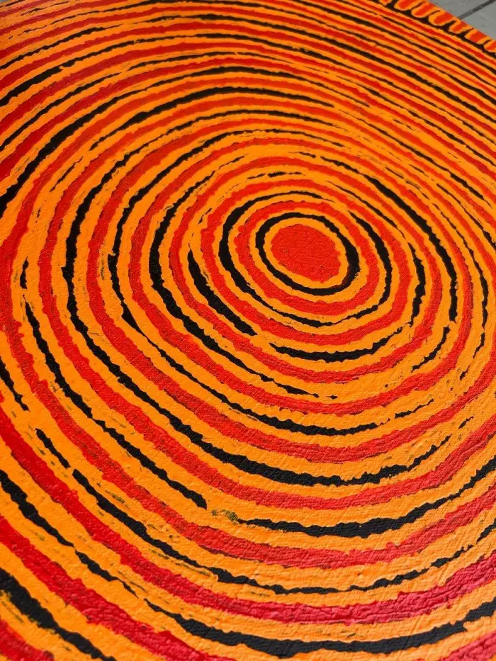 Aboriginal Painting `Ngutjul` by Pantjiya Nungurrayi (1936-)