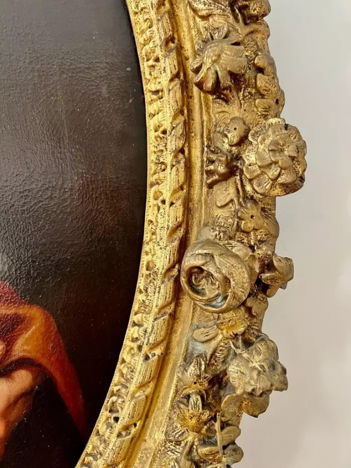17th Century Oil on Canvas Portrait Painting of a French Nobleman