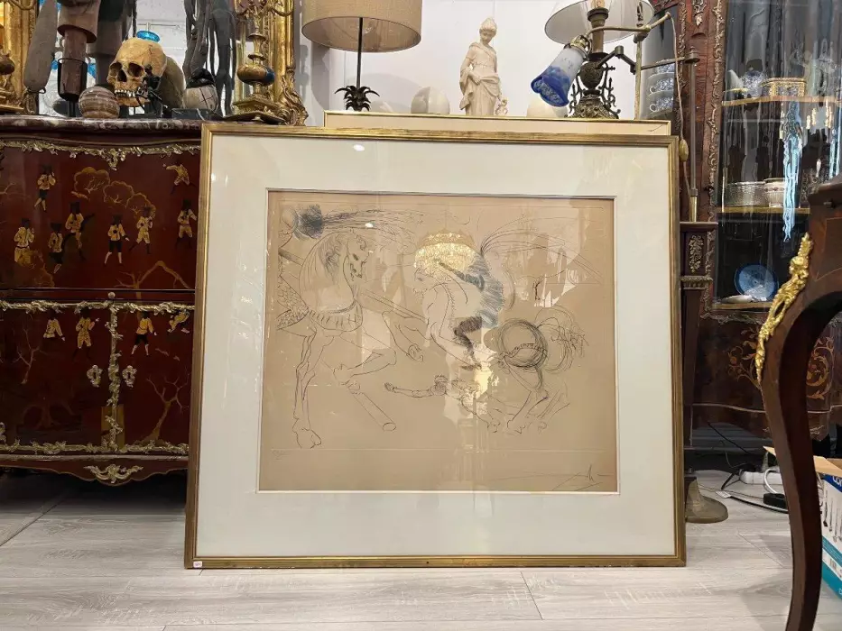 Rare Original Etching by Salvador Dalí­, Handsigned and Numbered 118150