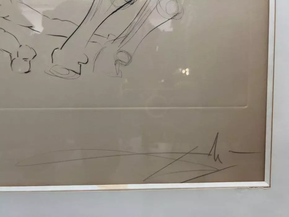 Rare Original Etching by Salvador Dalí­, Handsigned and Numbered 118150