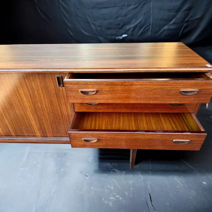 Vintage Danish Teak Buffet Sideboard, 1960s