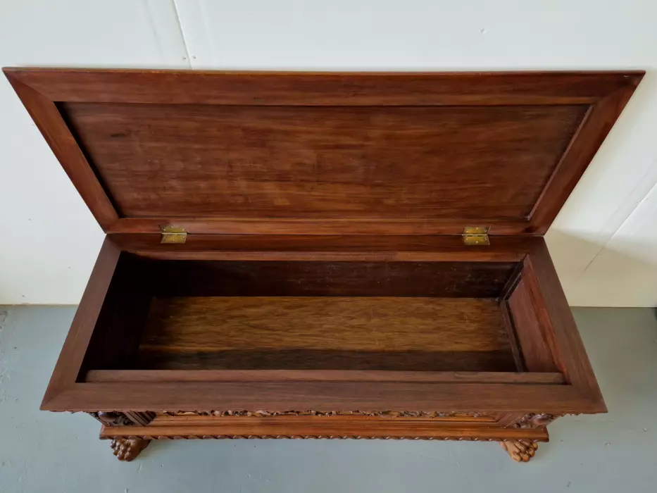 Chest with beautiful carvings