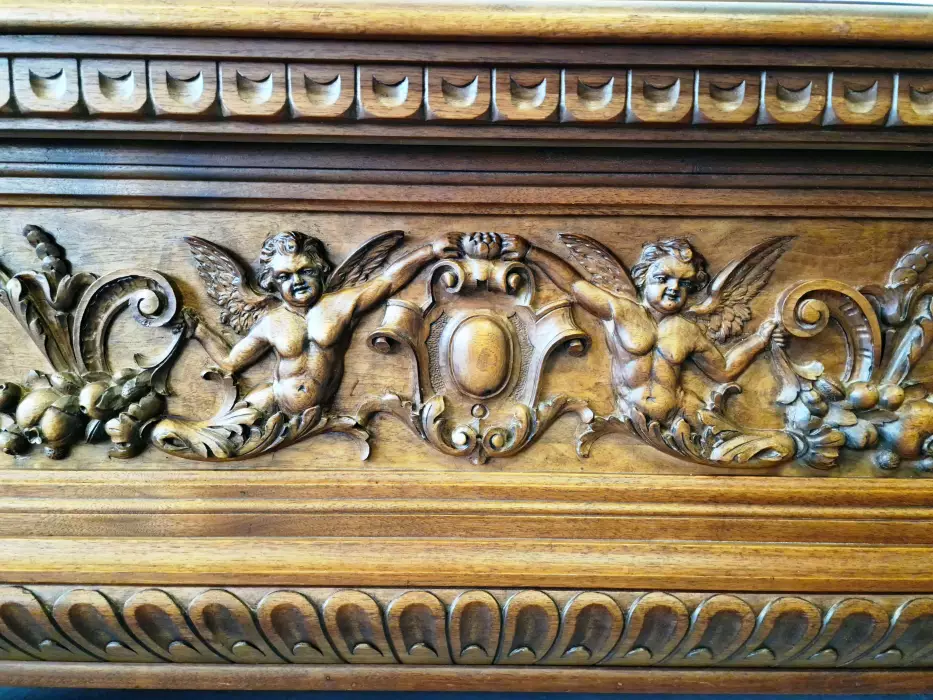 Chest with beautiful carvings