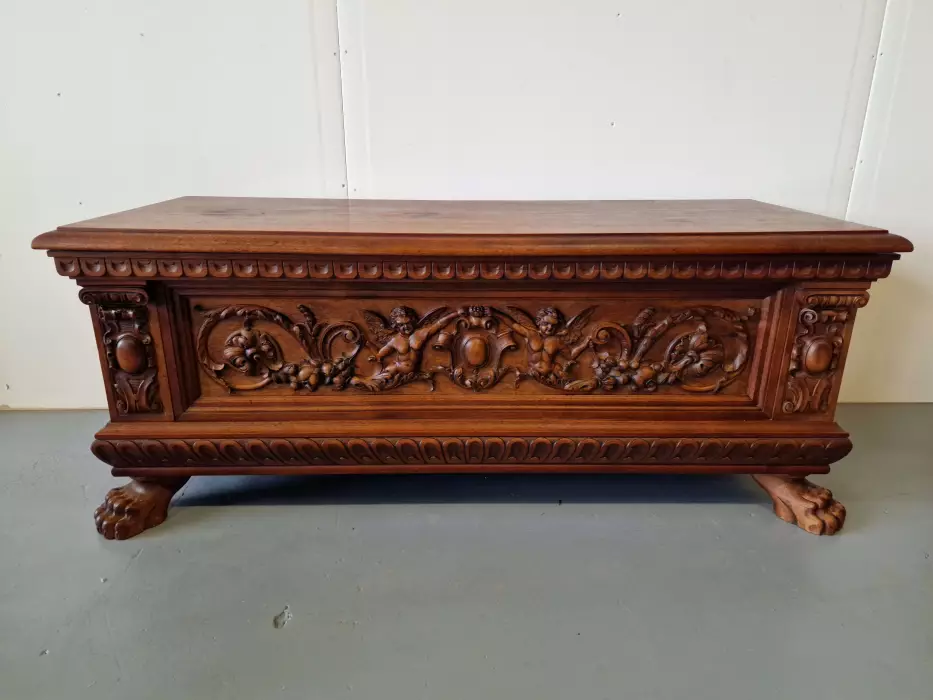Chest with beautiful carvings