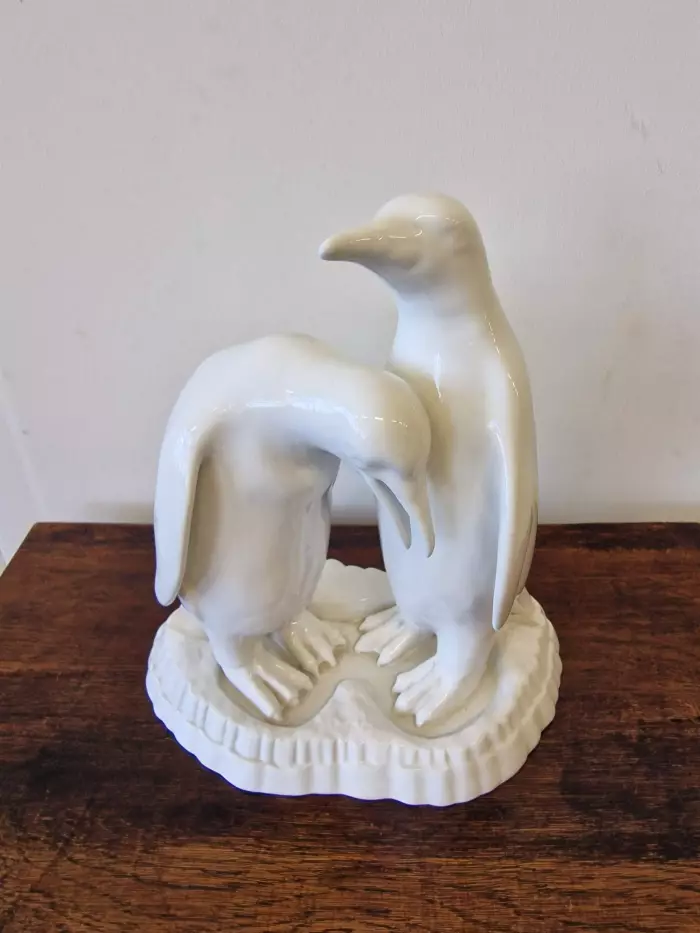 Porcelain penguins