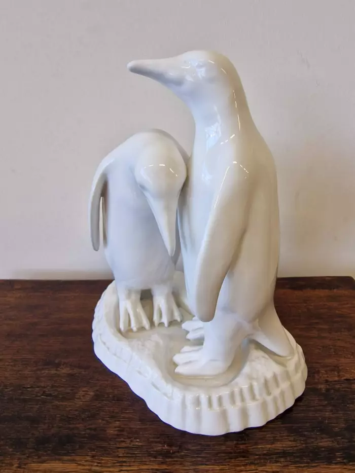Porcelain penguins