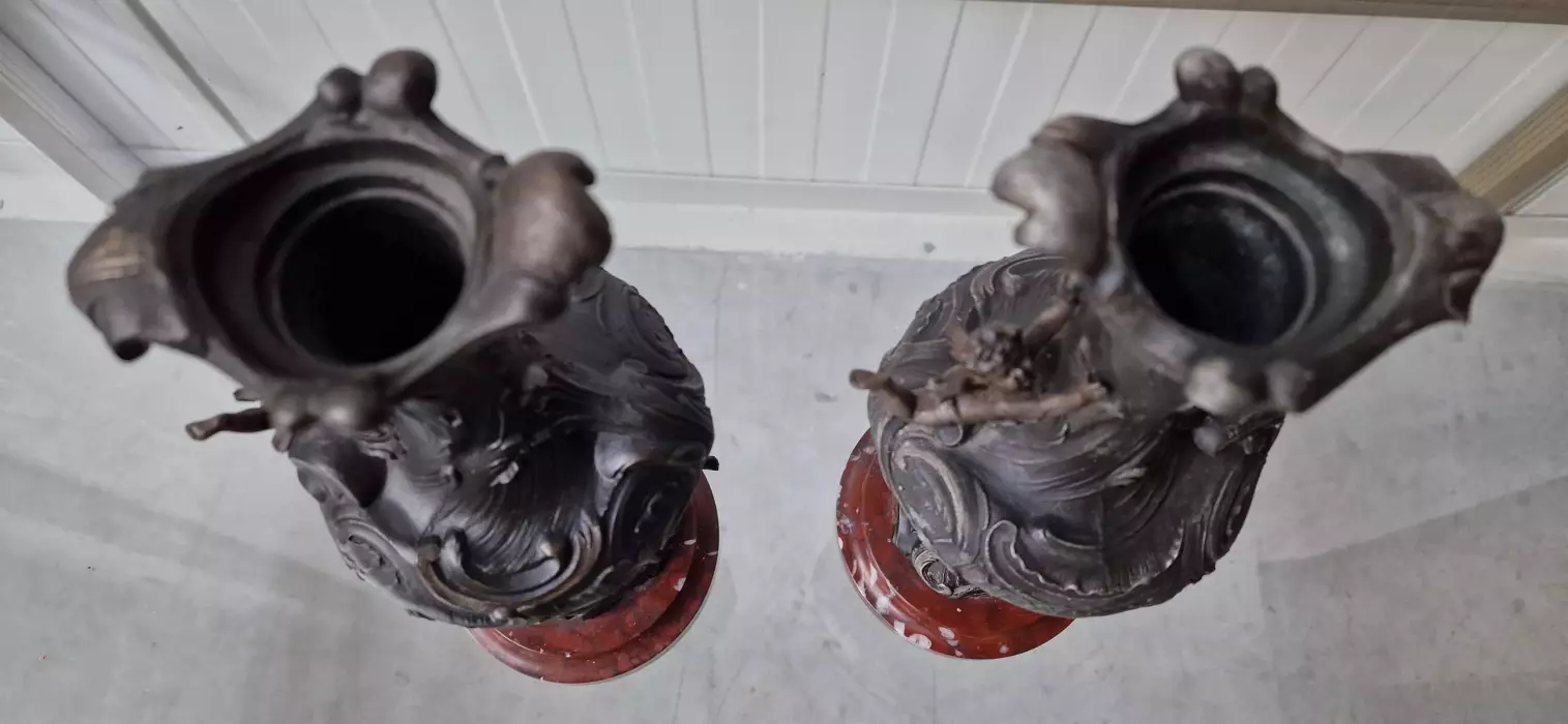 A beautiful pair of vases