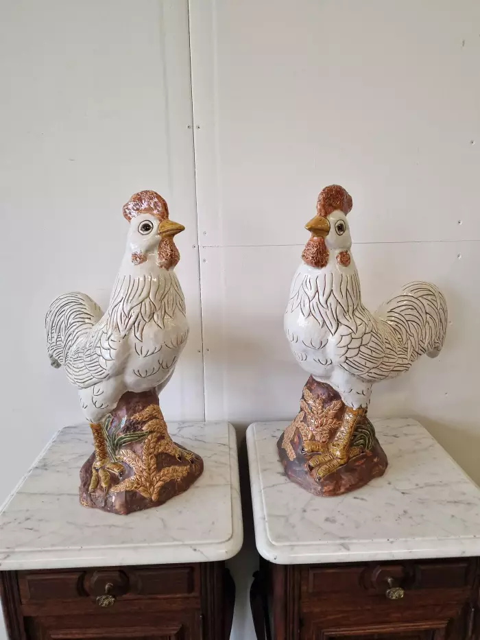 A pair of chickens