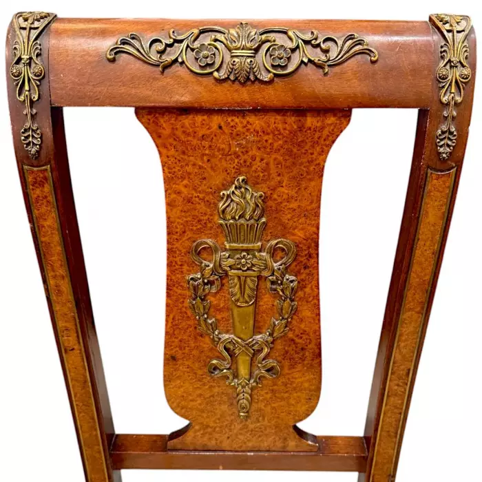 Pair of Empire Side Chairs, 19th Century