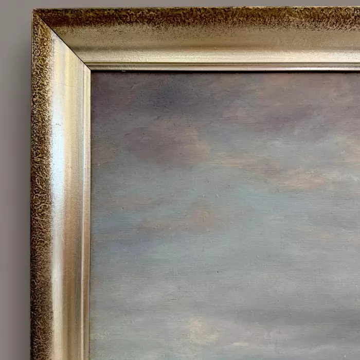Seascape with Sailing Vessel by Alexander Reich-Staffelstein, 20th Century