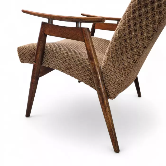 Пара кресел Mid-Century Lounge с бархатной обивкой, XX век 