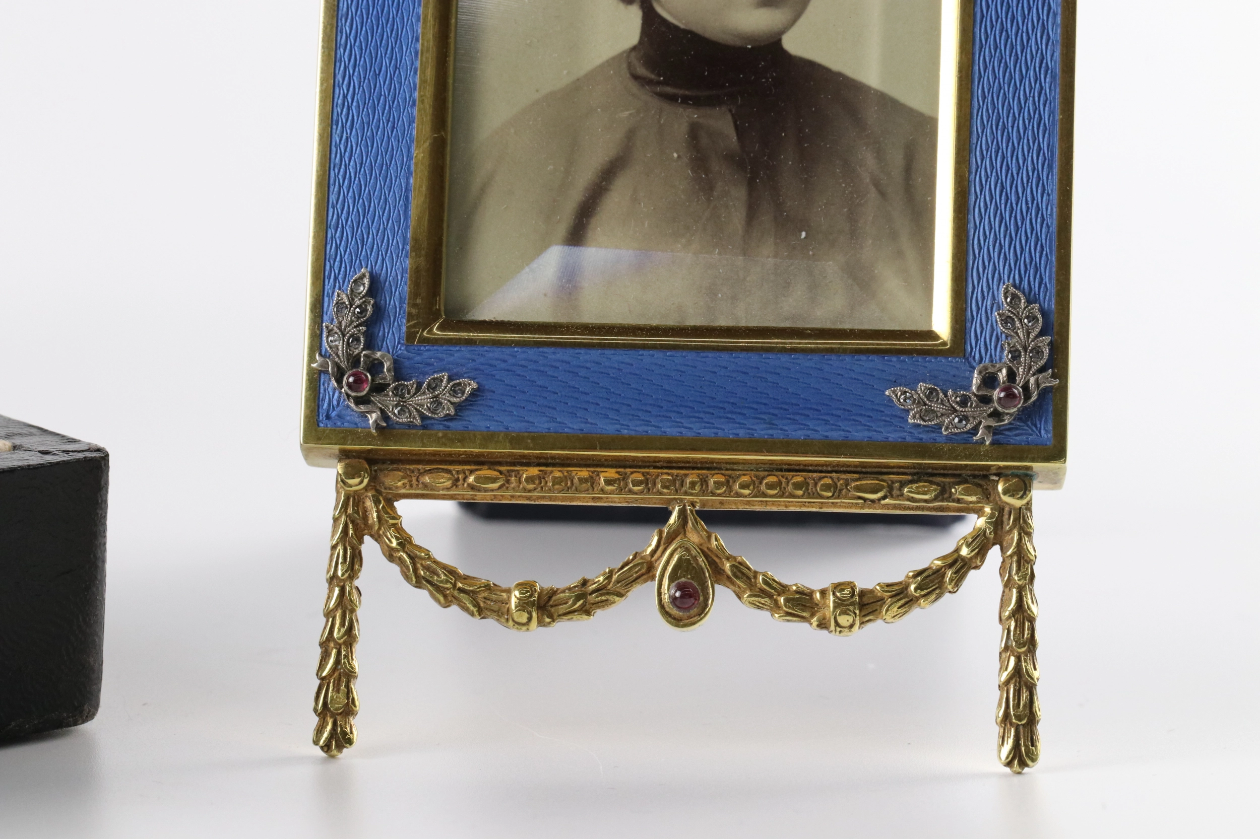 Photo frame  in the style of Karl Faberge