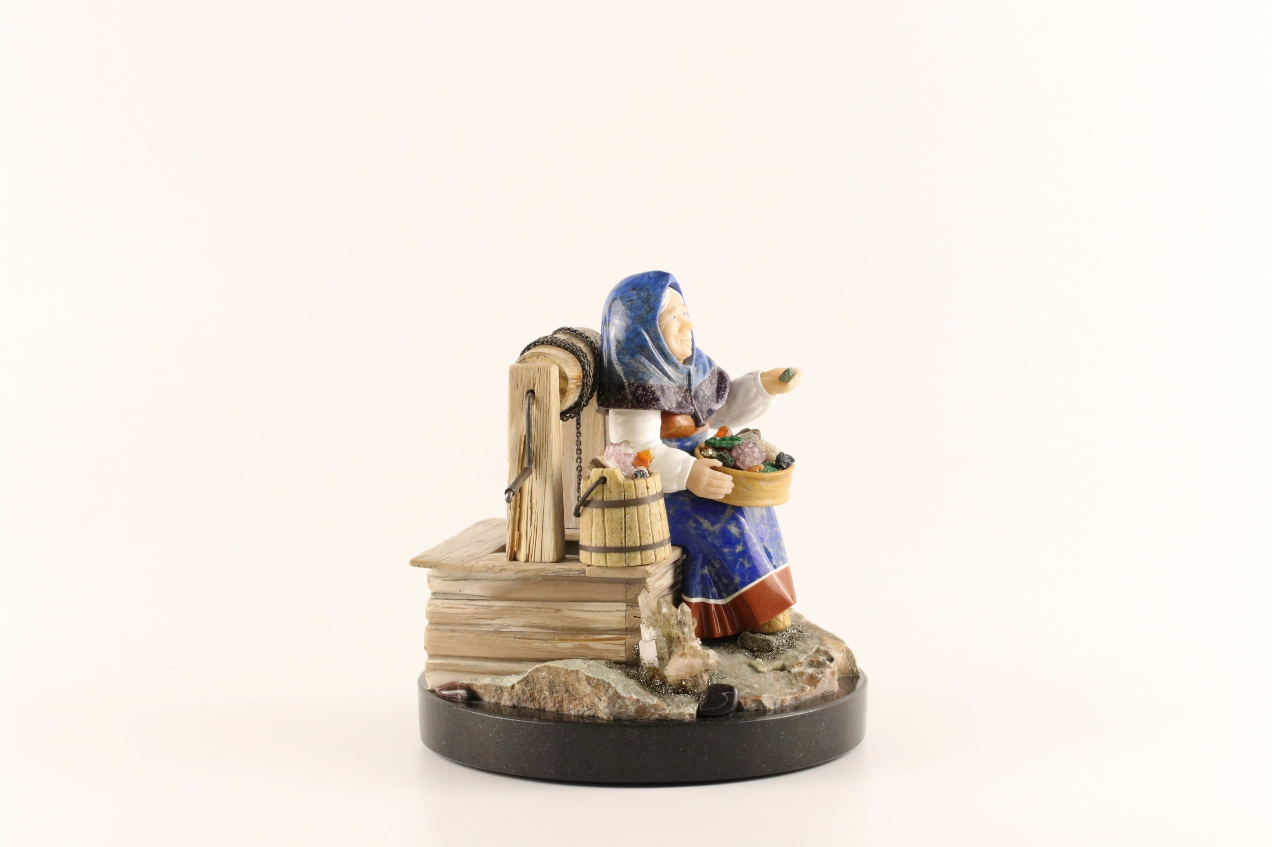 Stone carving figure