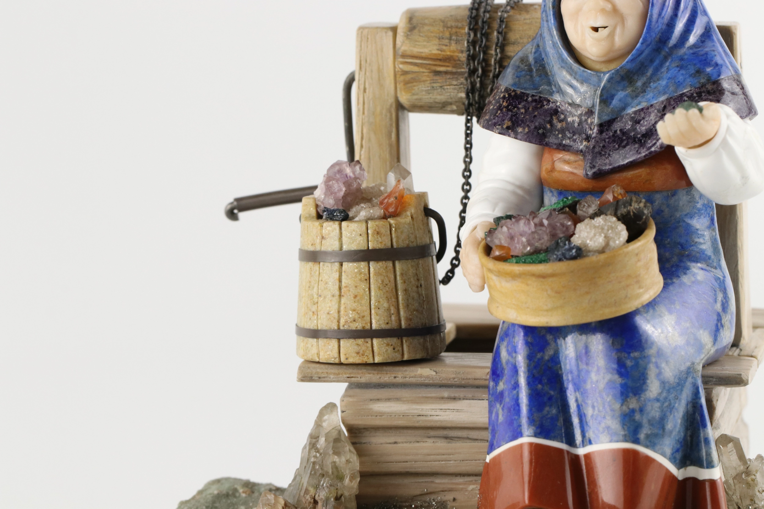 Stone carving figure