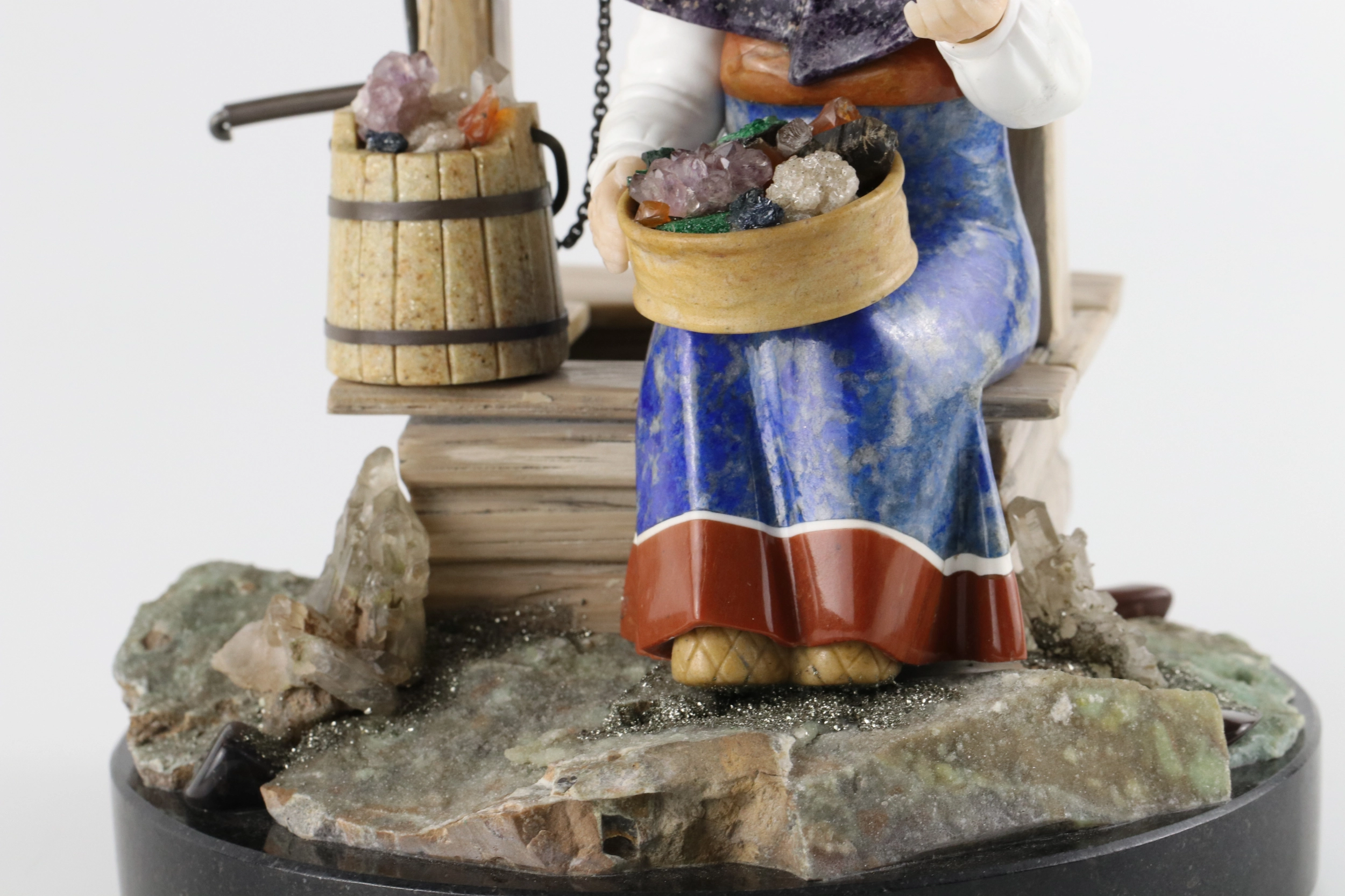 Stone carving figure