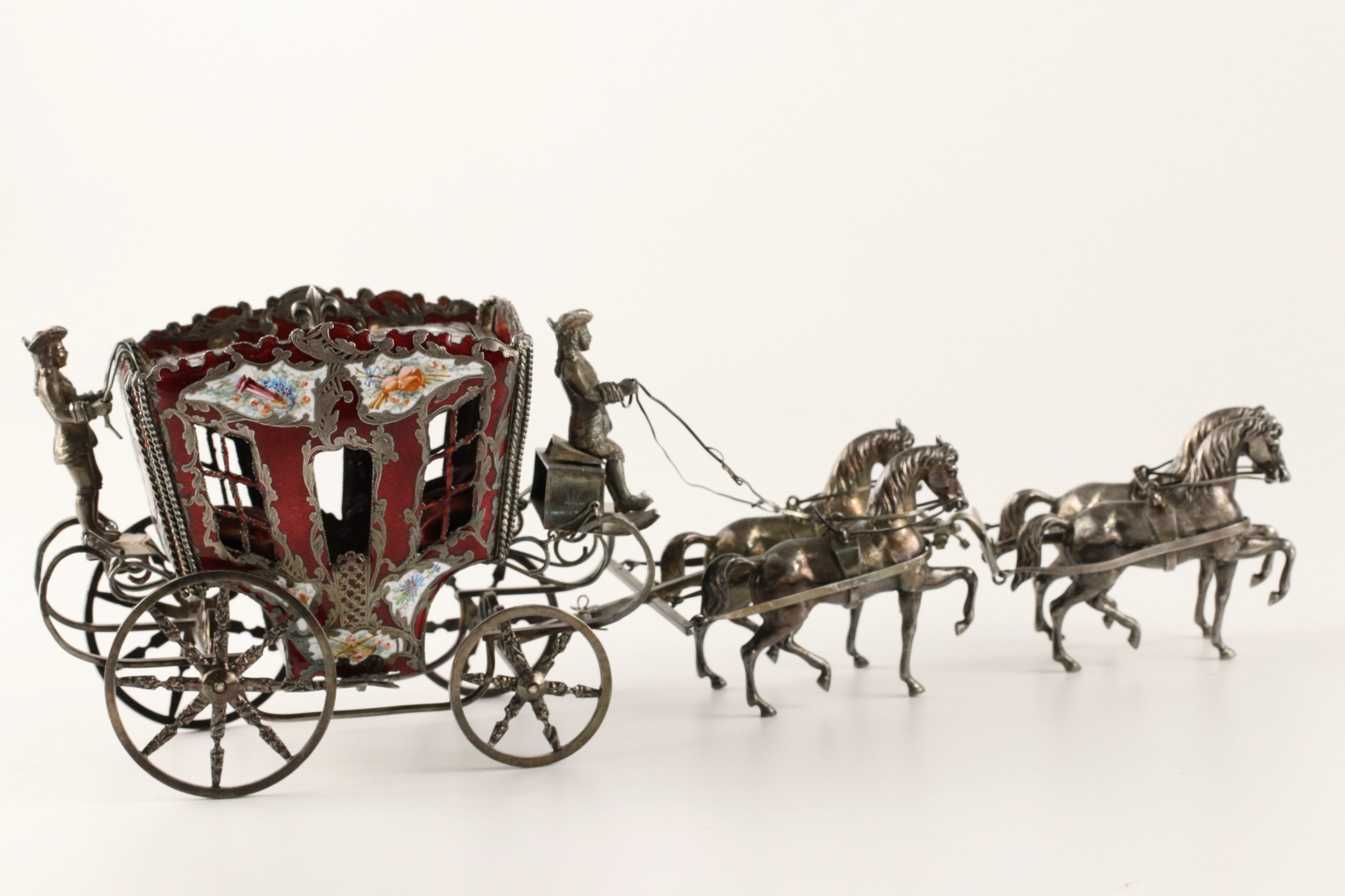 Silver jewelry casket  