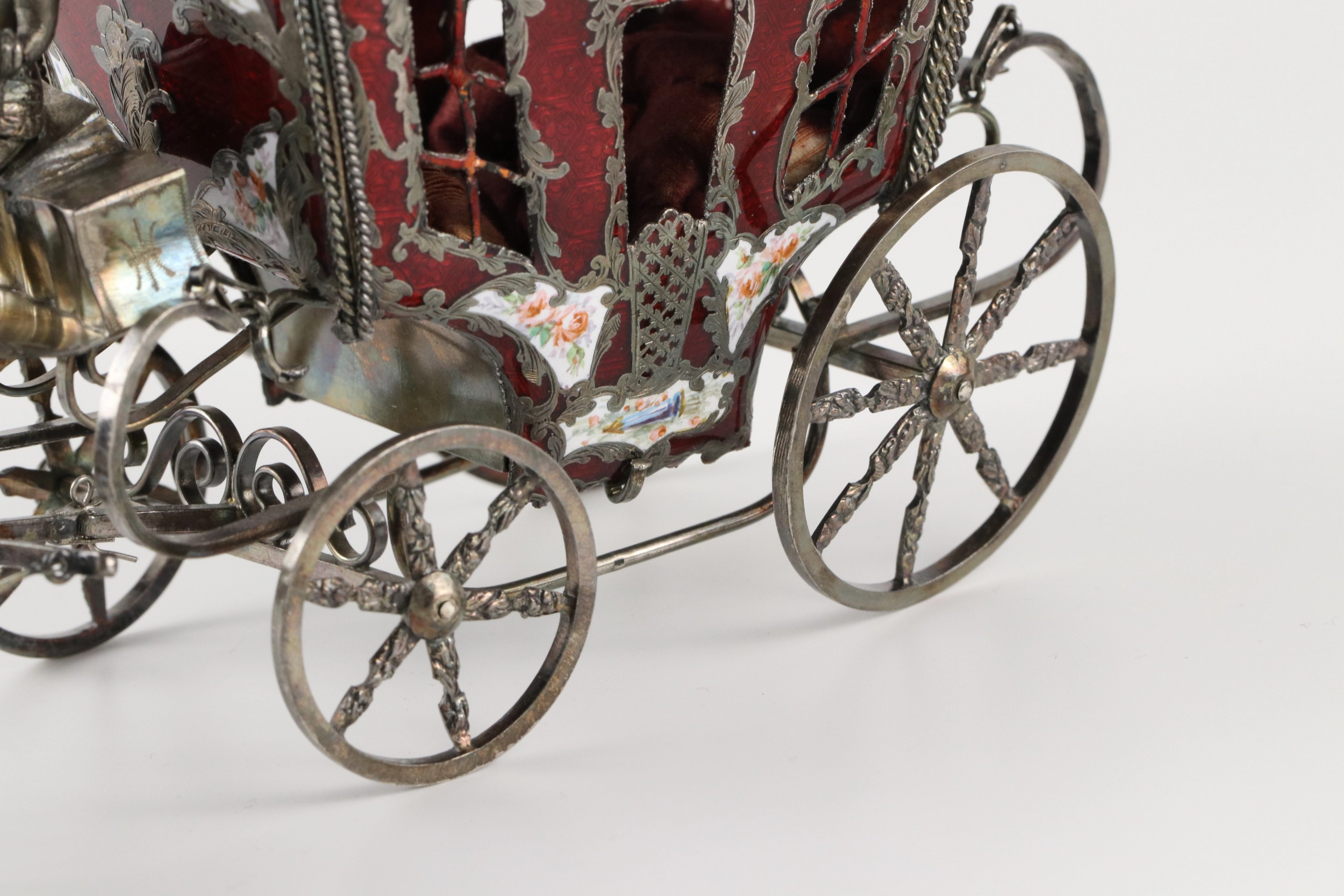 Silver jewelry casket  