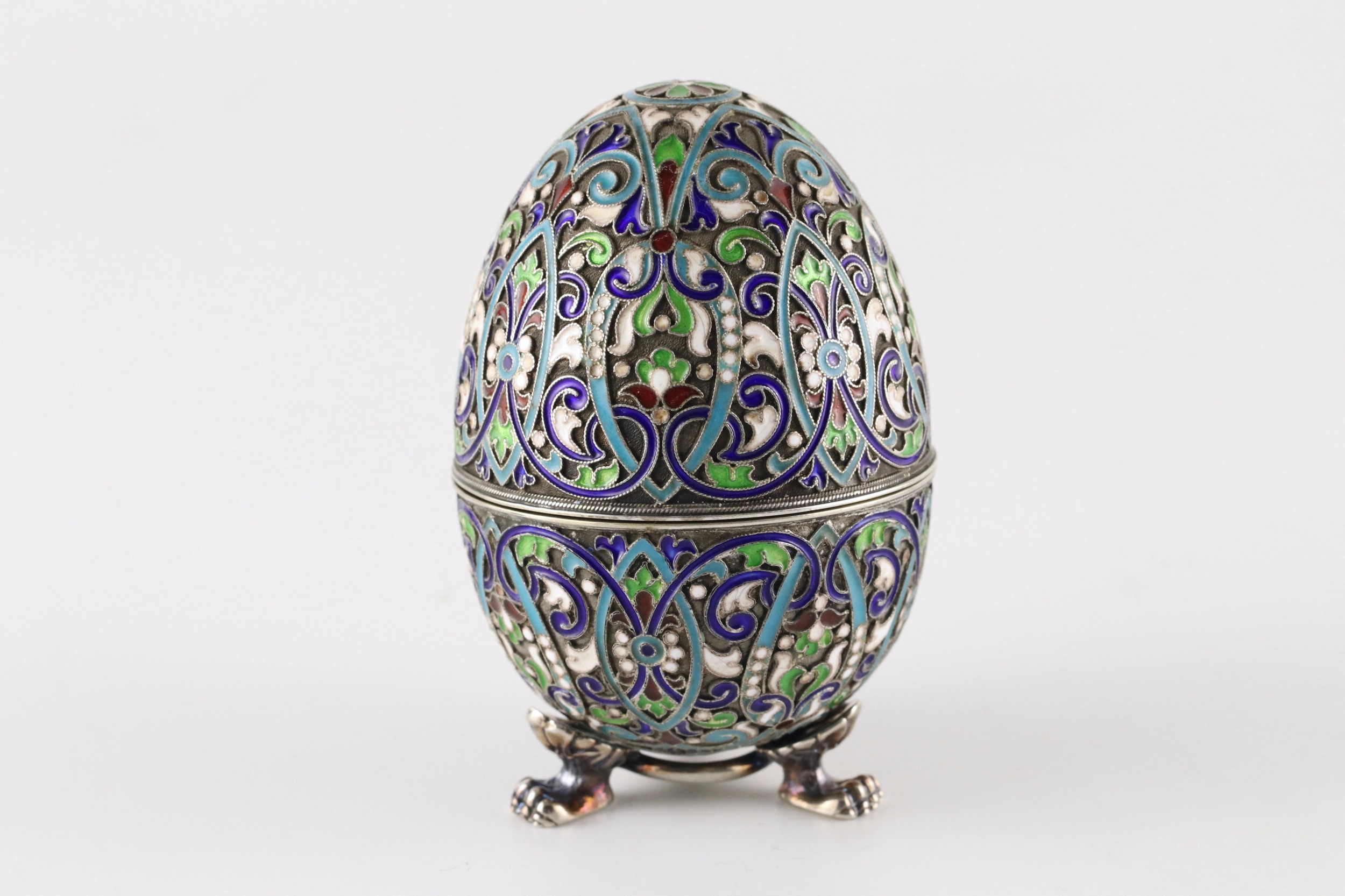 Easter silver egg