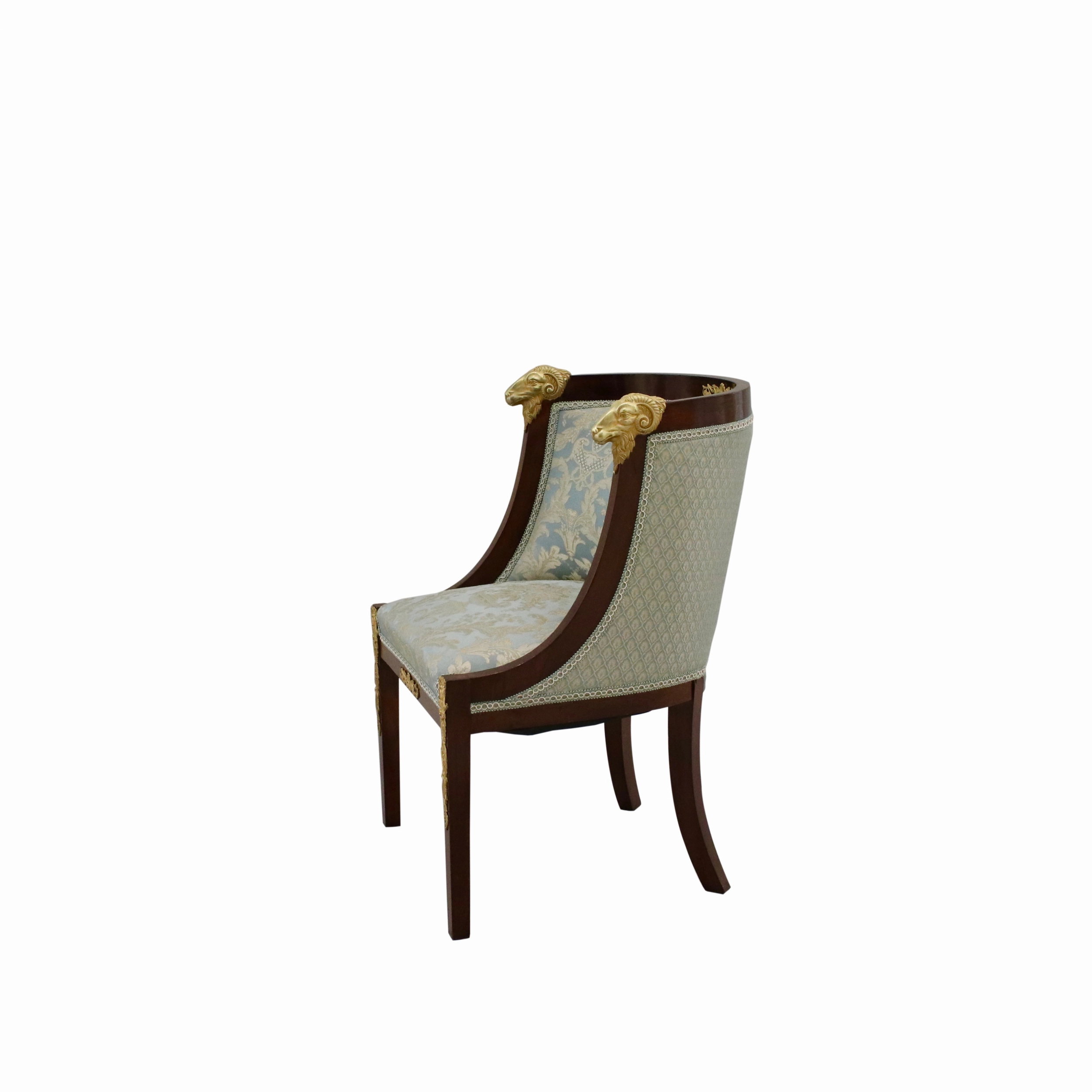 PAIR OF EMPIRE STYLE ARMCHAIRS FRANCE, FIRST QUARTER OF THE 19TH CENTURY