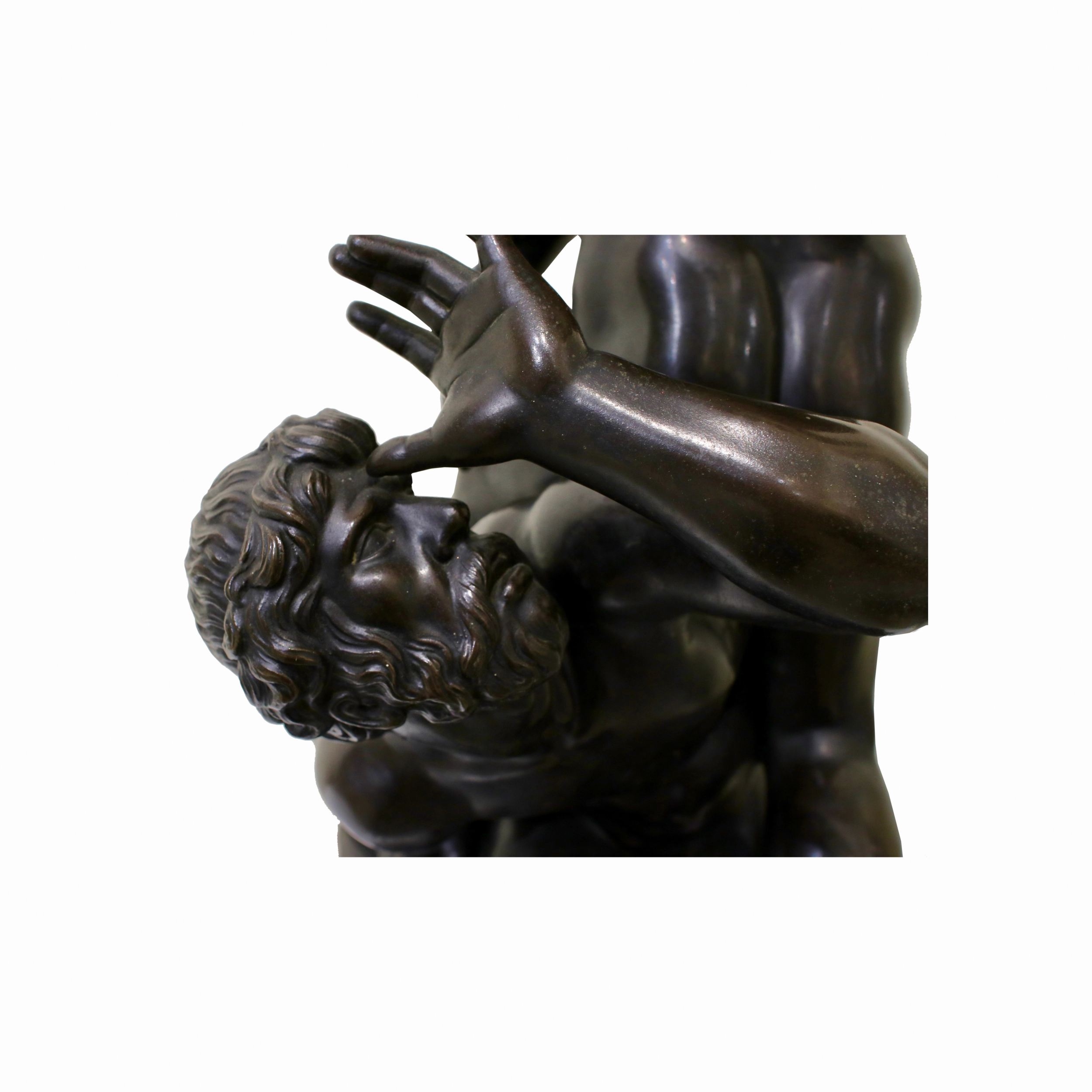GROUPE SCULPTÉ “L’ENLÈVEMENT DES SABINES” D’APRÈS GIOVANNI DA BOLOGNA (1529-1608) ITALIE, XXᵉ SIÈCLE