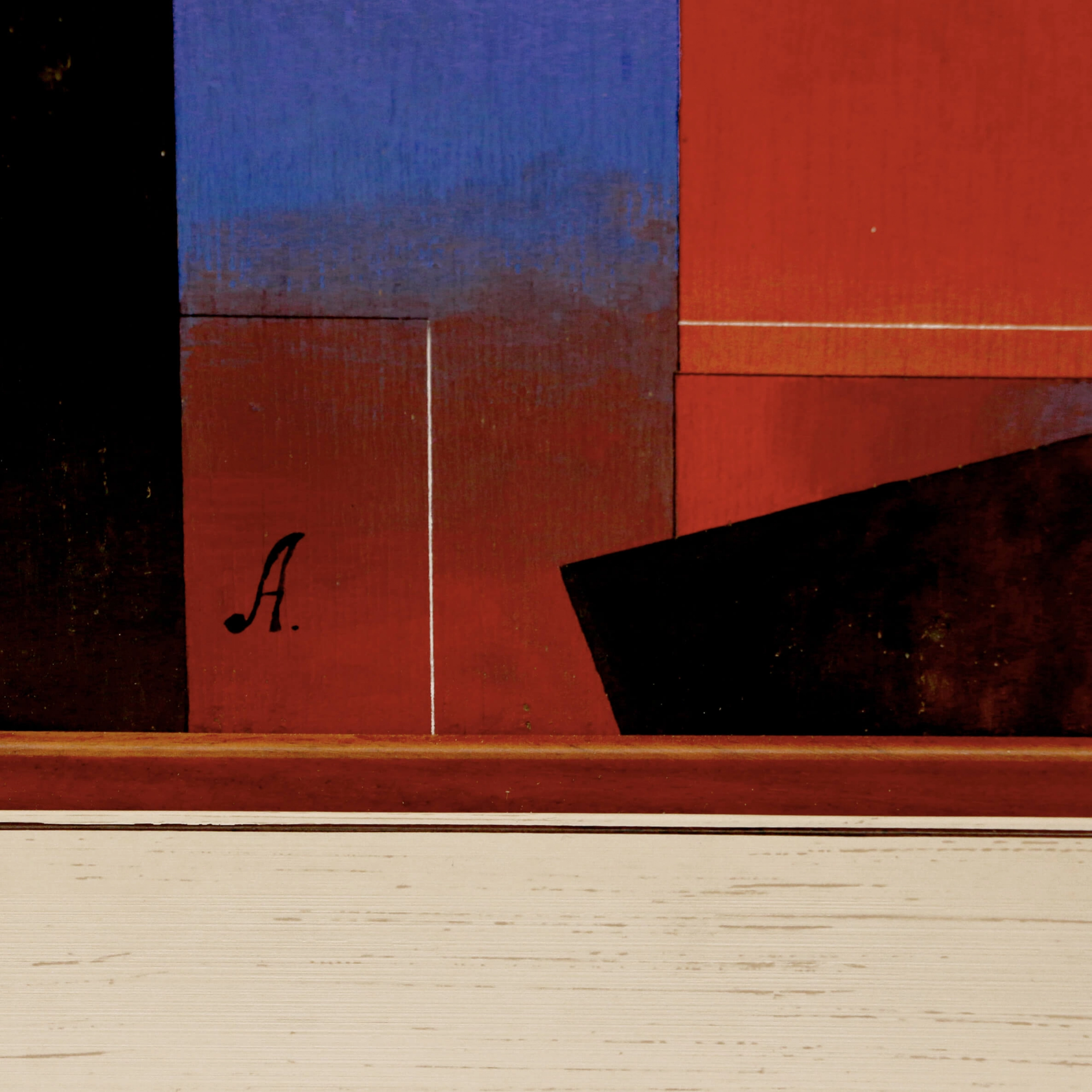 DAME AU TAMBOURIN. DANS L’ESPRIT D’ALEXANDRE PORFYROVITCH ARCHIPENKO. CUBISME SYNTHÉTIQUE. XXE SIÈCLE