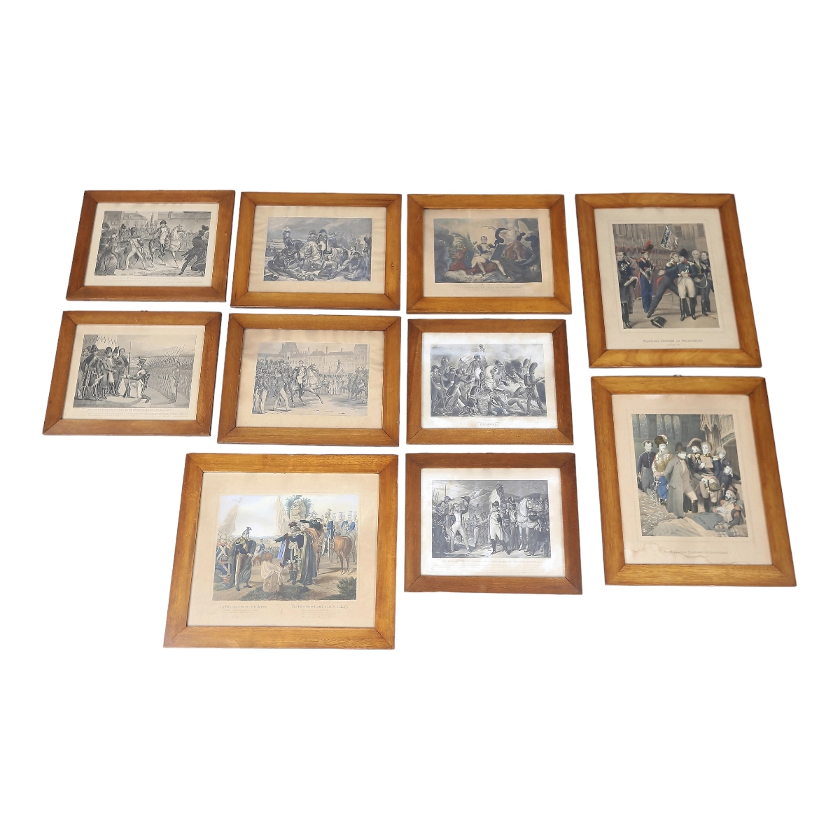 Dix gravures du cycle Napoleon