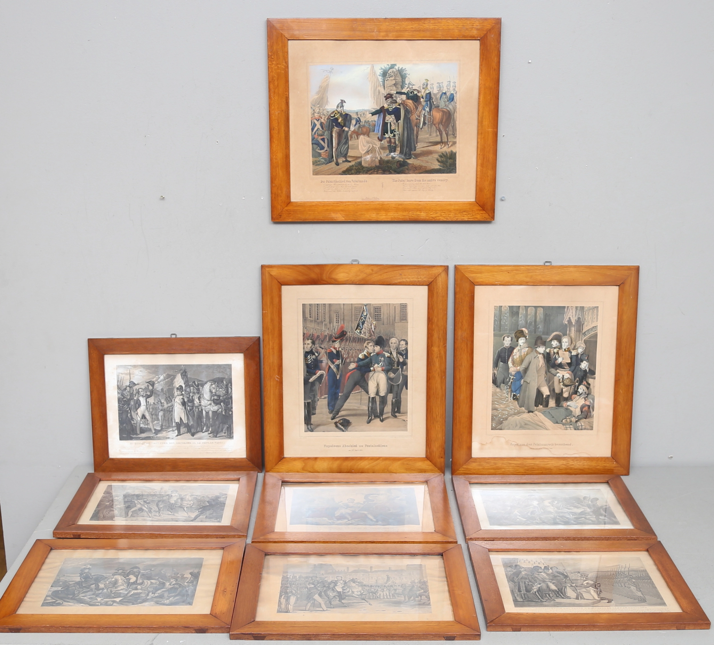 Dix gravures du cycle Napoleon