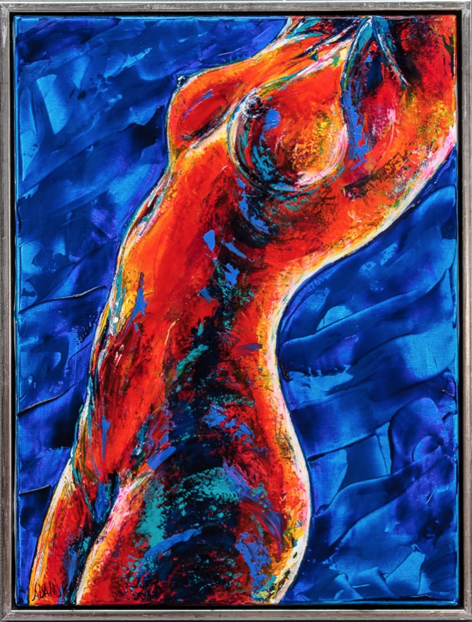 The painting Nude Model Antoni Adamski