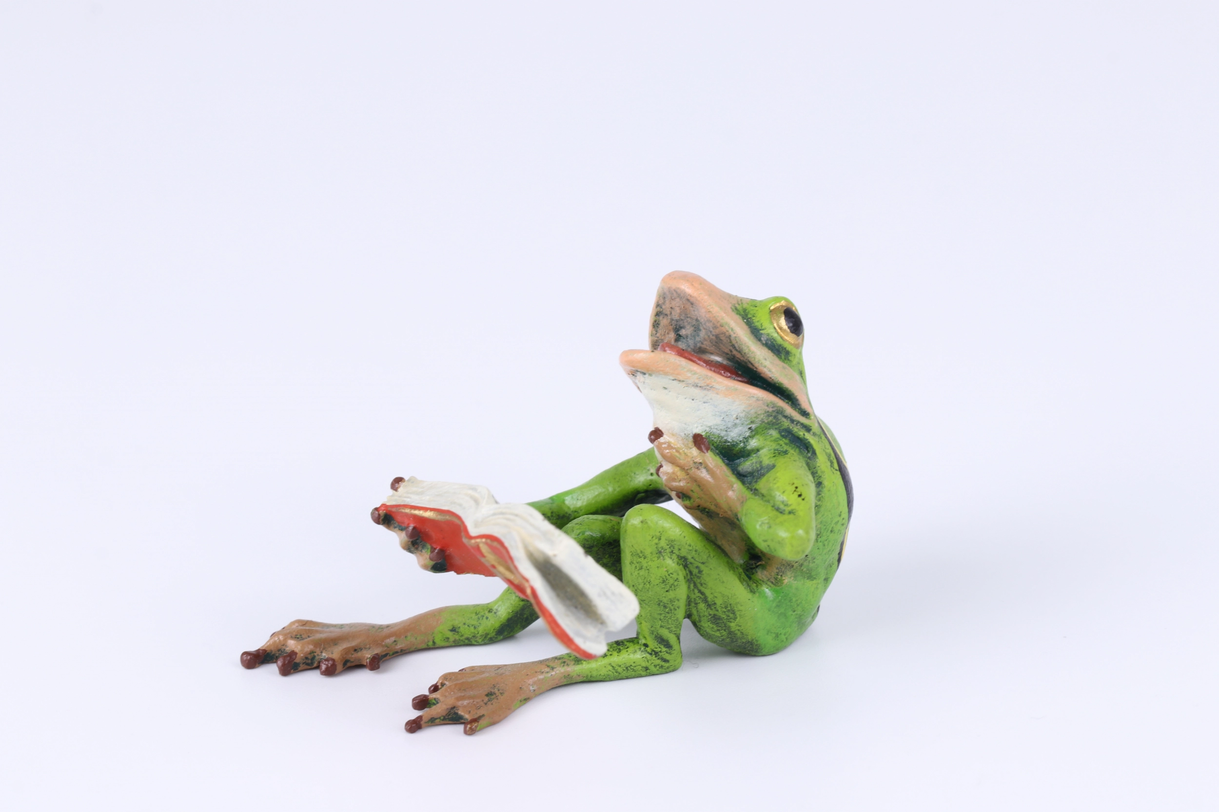 Singing frog. Vienna bronze