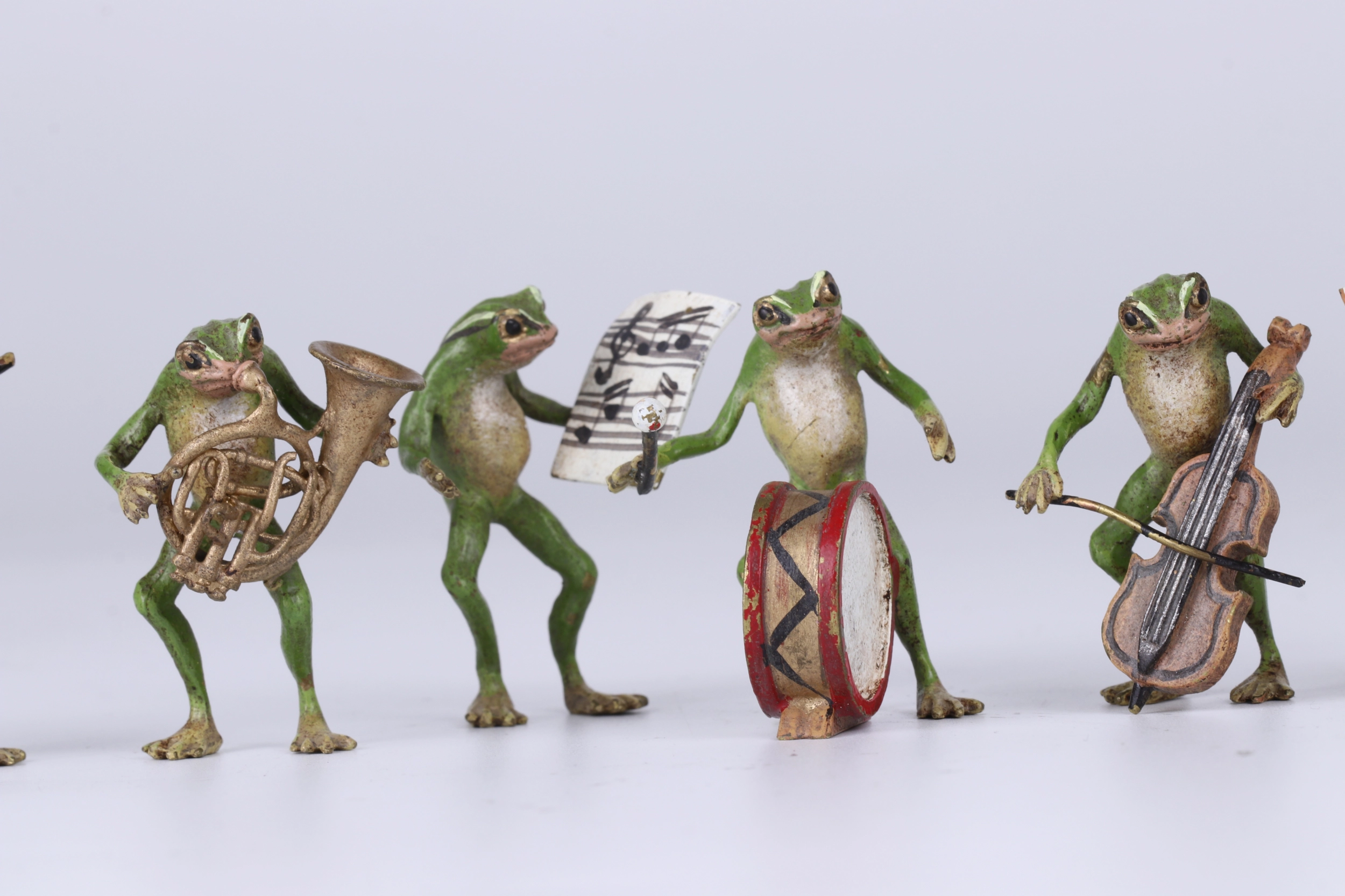 Frog Orchestra. Vienna bronze