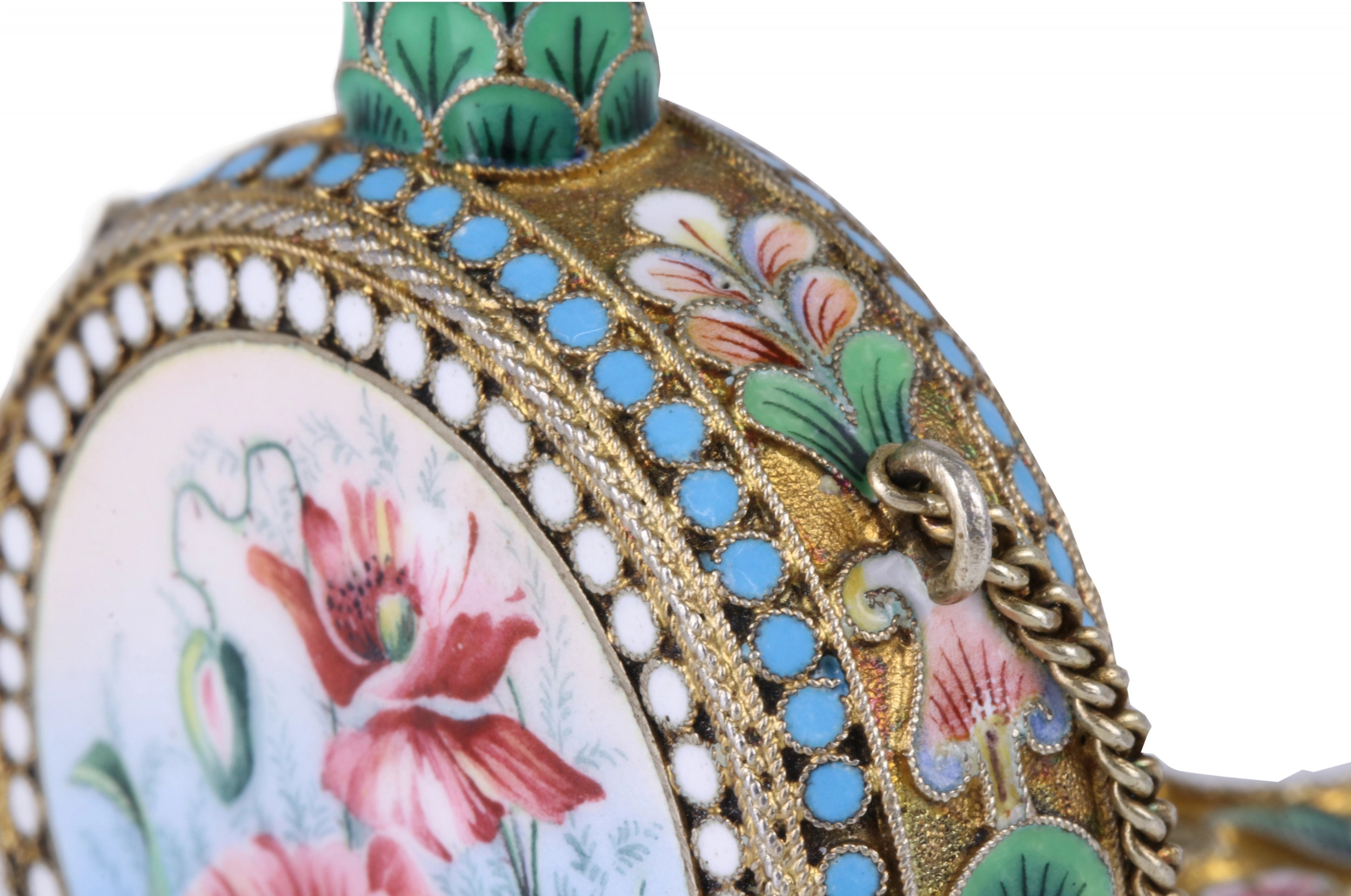 Bouteille pendentif en argent de Maria Semenova.