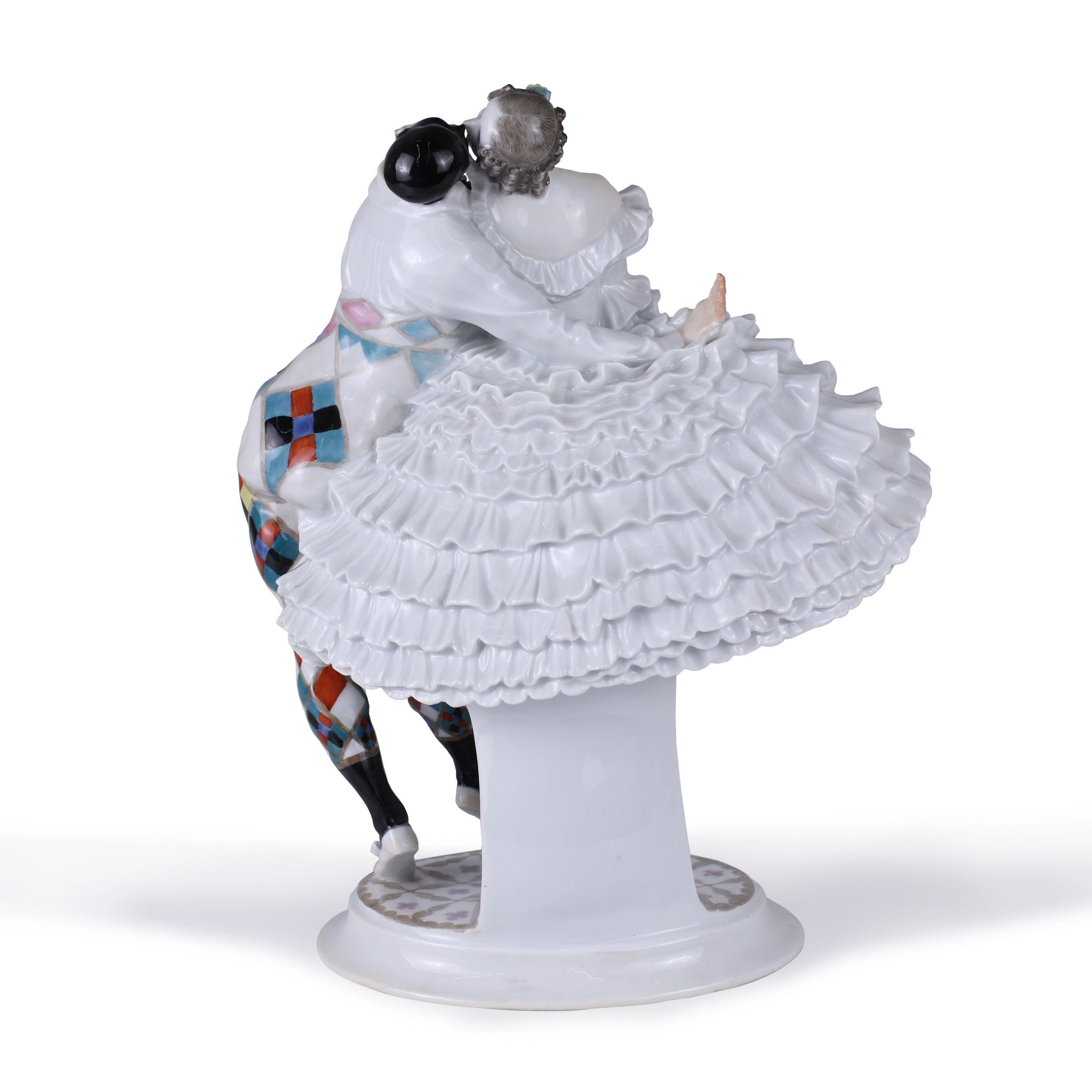 Арлекин и Коломбина. Meissen