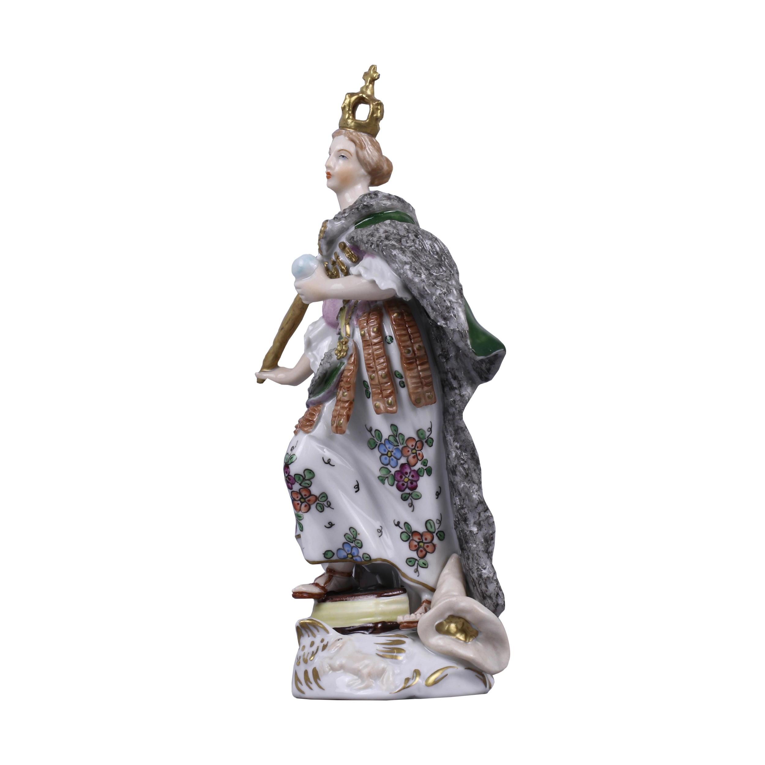 Groupe de porcelaine Continents. Sitzendorf. 