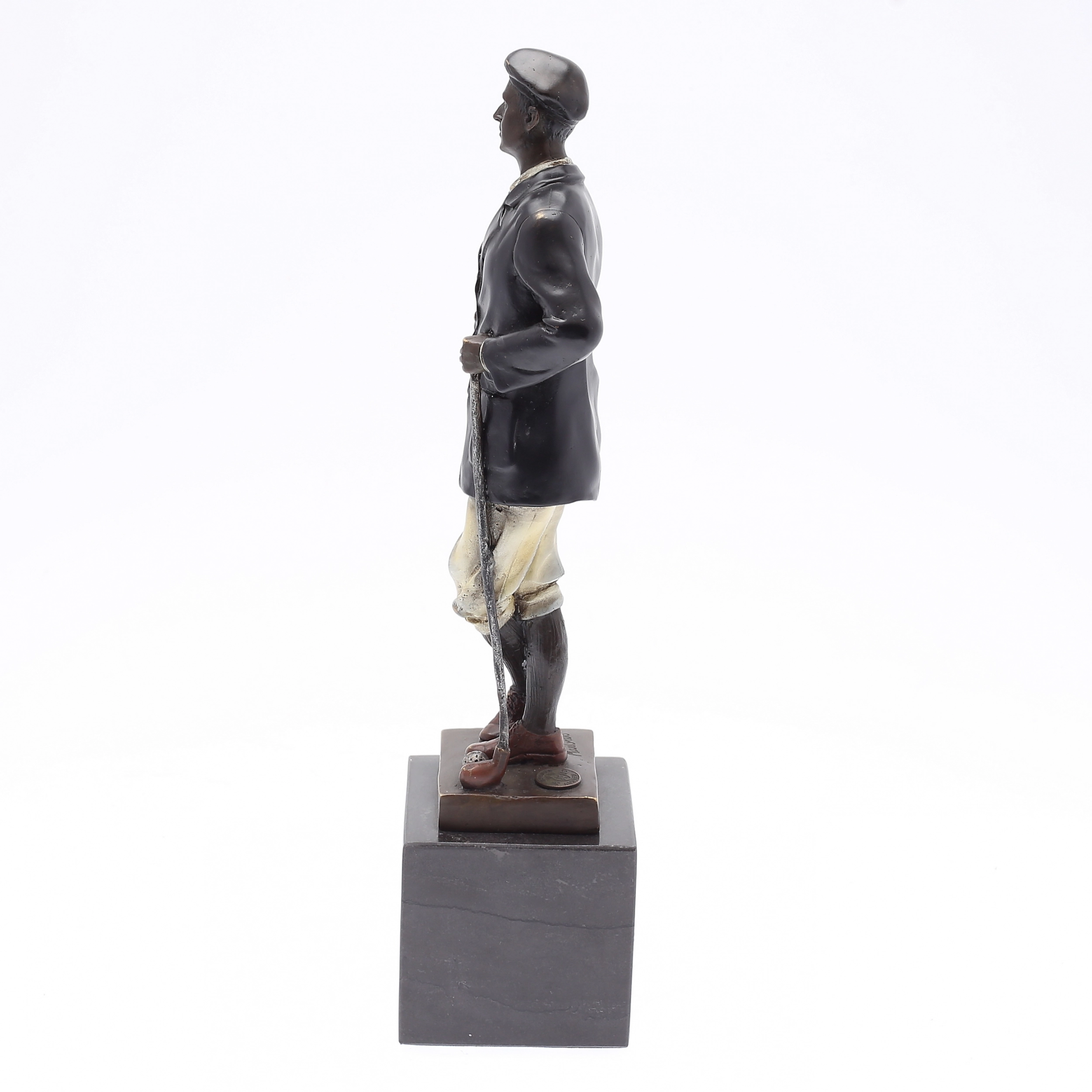 Bronze sculpture Golfer