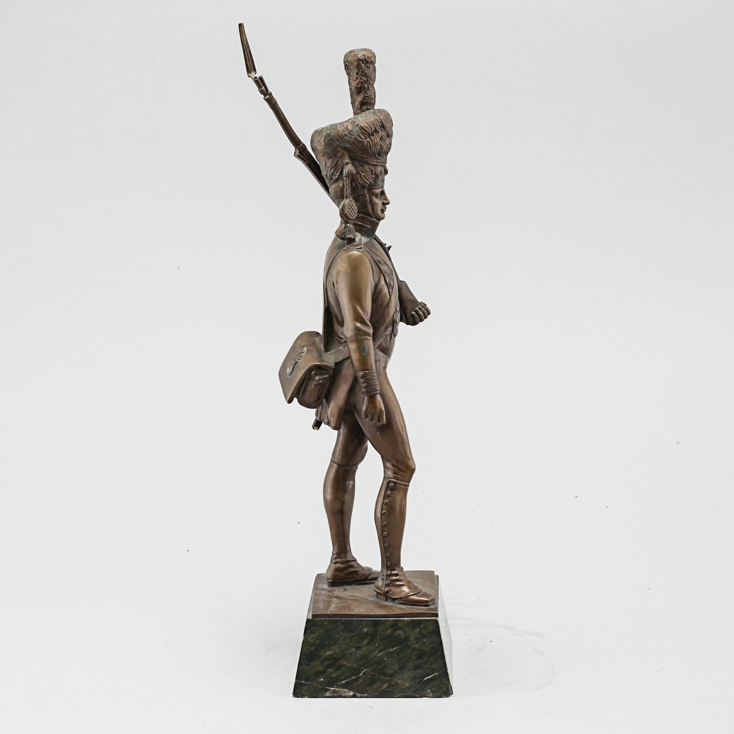 Figurine en bronze Soldat «FR. BERNAUER München »