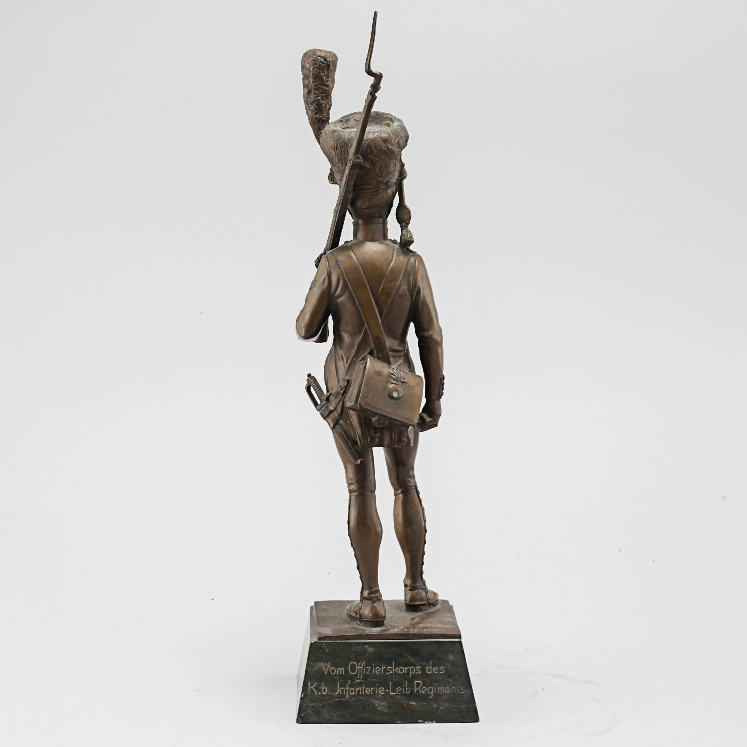 Figurine en bronze Soldat «FR. BERNAUER München »