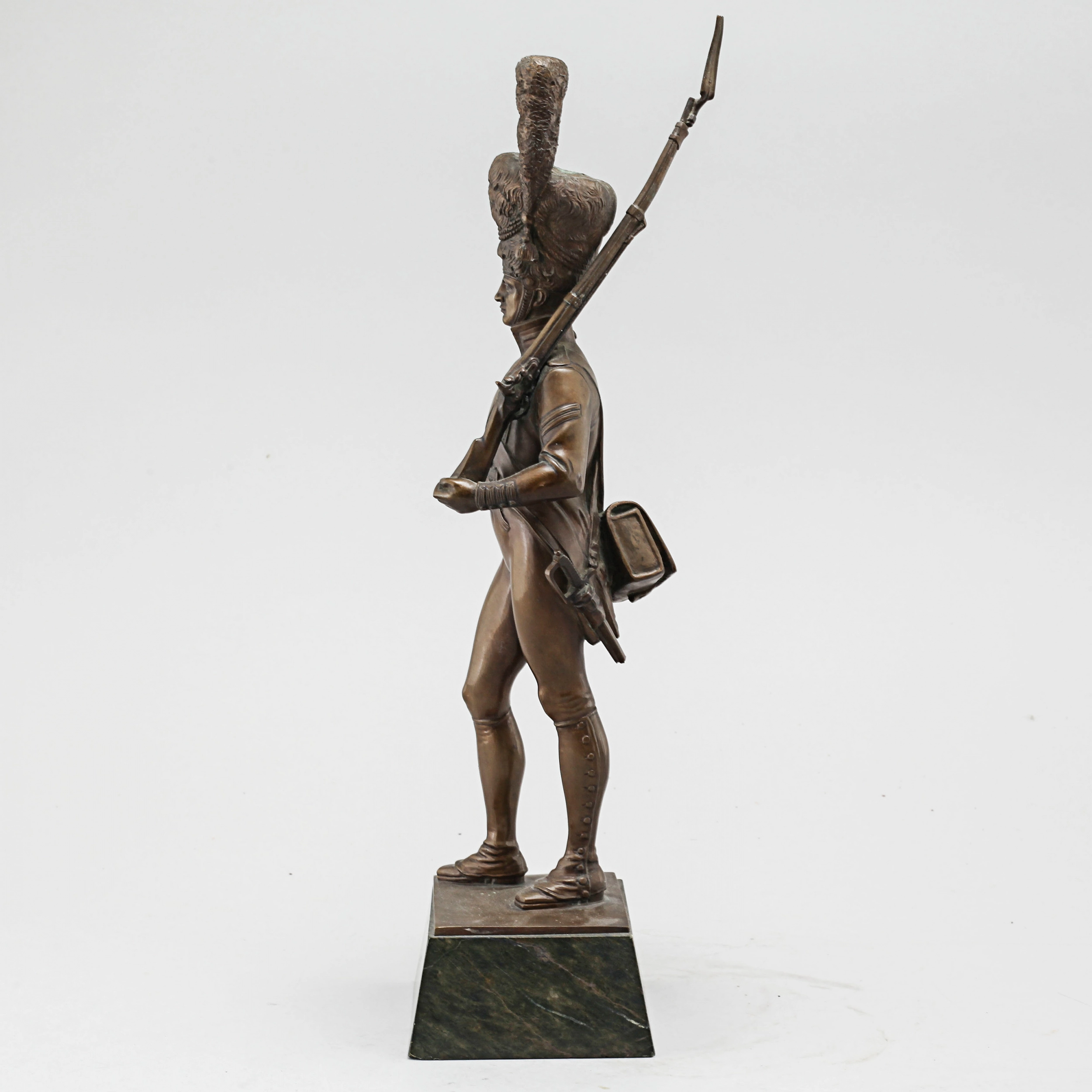 Figurine en bronze Soldat «FR. BERNAUER München »