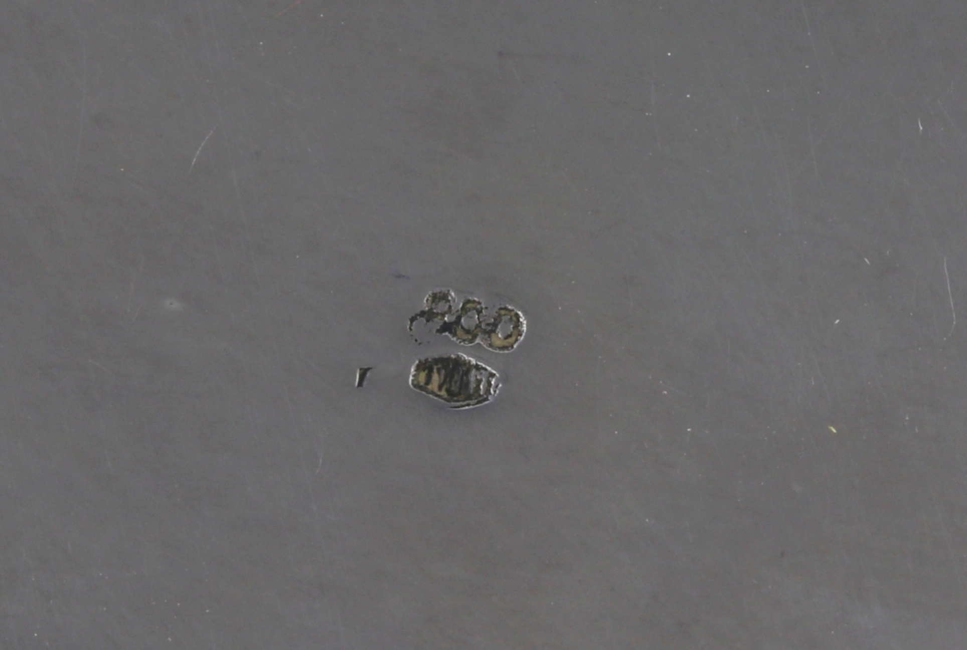 Boîte à bijoux en argent.