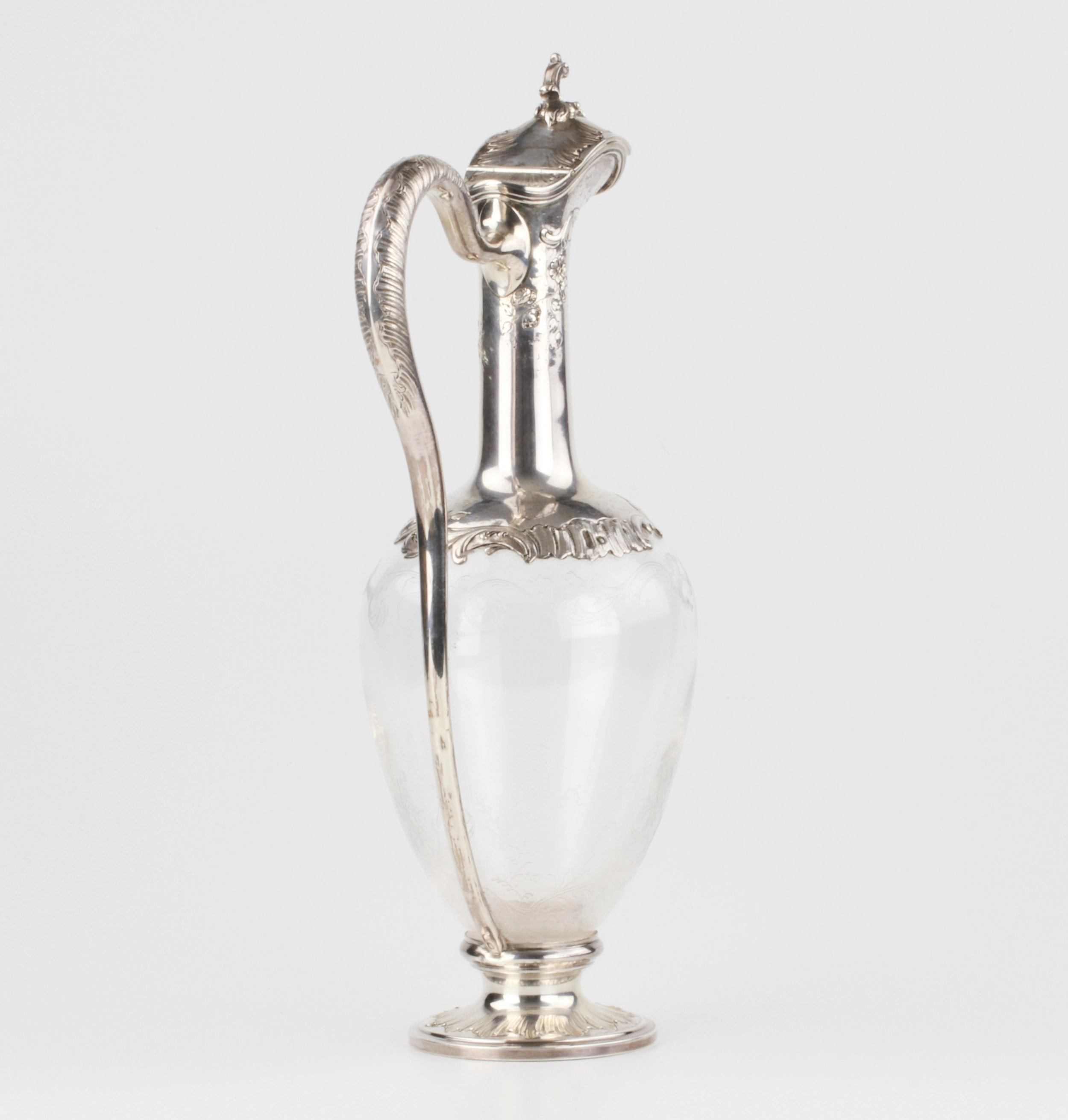 Glass wine jug