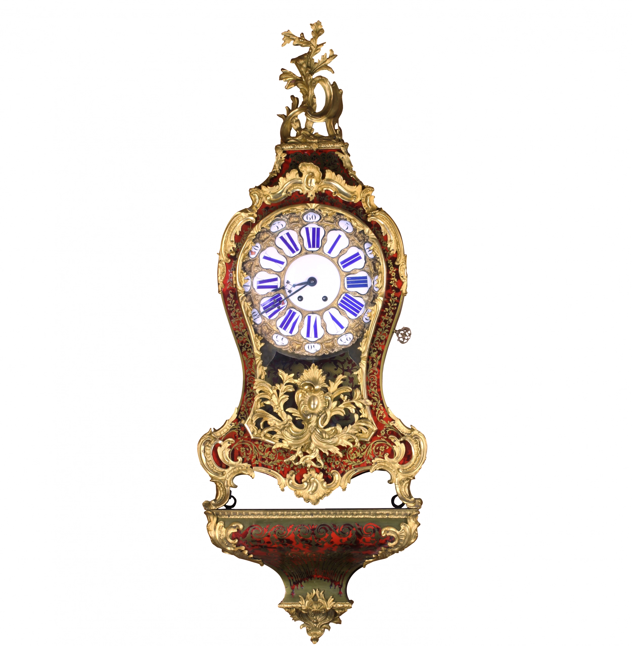 Часы с консолью в стиле Boulle. 19в.