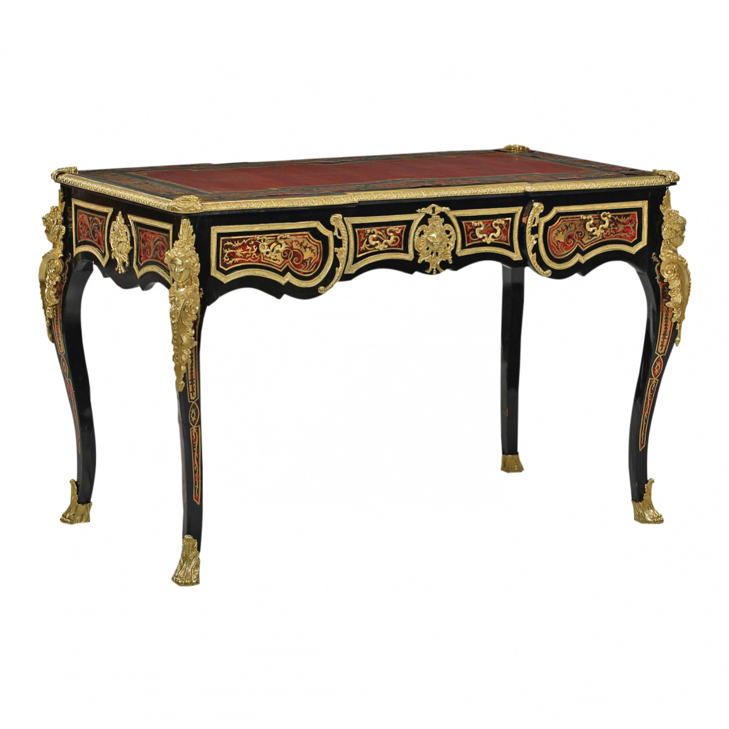 BUREAU D’ÉCRITURE DE STYLE BOULLE FRANCE, XIXe SIÈCLE